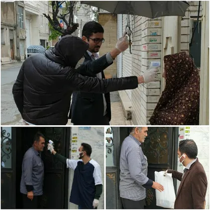 گروه جهادی منتظران ظهور پک&zwnj;های بهداشتی در مناطق محروم تهران توزیع می&zwnj;کند
