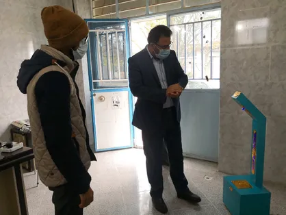 دستگاه پاشش الکترونیکی به همت جوانان فناور نهبندان تولید شد
