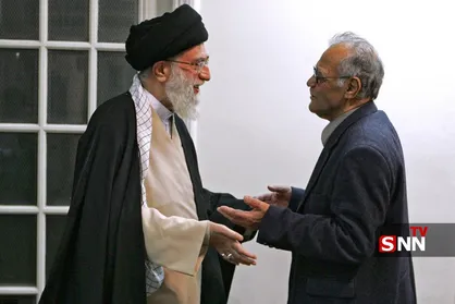 تصاویری از آیت&zwnj;الله مجتهدی تهرانی و دکتر سیدجعفر شهیدی در کنار رهبر انقلاب