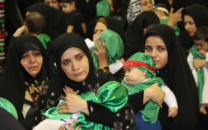همایش شیرخوارگان حسینی در ۱۵۰ نقطه استان سمنان برگزار شد+ فیلم