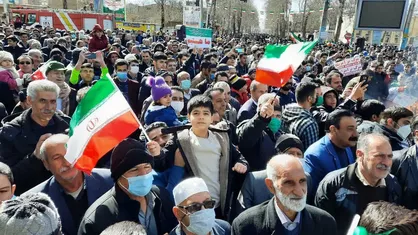 حماسه حضور قزوینی&zwnj;ها در چهل و ششمین سالگرد انقلاب