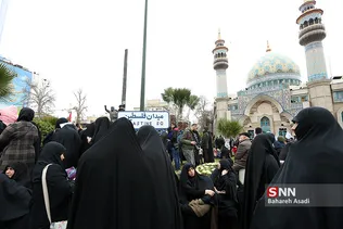 سوگواری شهادت سردار سلیمانی در دانشگاه تهران
