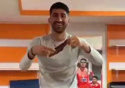 شعبده&zwnj; بازی بیرانوند در رختکن پرسپولیس