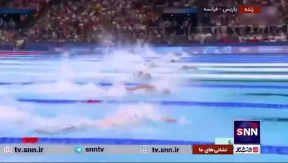 سامیار عبدلی نماینده شنا ایران در ۱۰۰ متر کرال رتبه چهارم گروه خود را به دست آورد