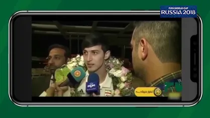 فیلم/ دابسمش بازیکنان تیم ملی پس از بازگشت به ایران