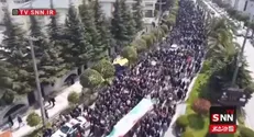تصاویر هوایی از حضور مردم چالوس در راهپیمایی روز قدس +فیلم