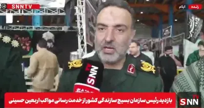 سردار زهرایی: موکب مرکزی ایلام به یک نقطهٔ ارجاع تبدیل شده است / راهپیمایی اربعین کاملا خودجوش و مردمی اداره می&zwnj;شود + فیلم