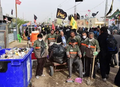 خدمت&zwnj;رسانی ۱۴۰۰ جهادگر ایرانی به زائران اربعین حسینی