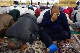 نماز عید قربان در حرم مطهر رضوی 