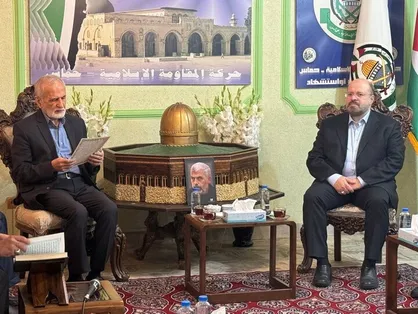 حضور خرازی در دفتر حماس در تهران