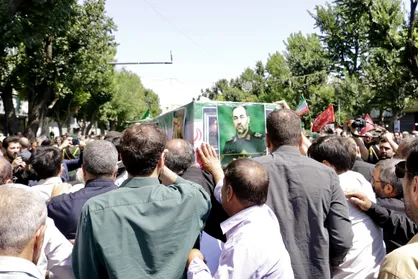 پیکر مطهر شهید سرتیپ دوم &laquo;محمود ملاجباری&raquo; در تبریز تشییع شد