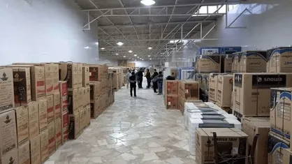 کشف کالا&zwnj;های اساسی و لوازم خانگی قاچاق به ارزش ۶۰ میلیارد تومان در کاشان