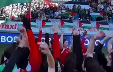 حمایتِ تیم ملی زنان نروژ از فلسطین
