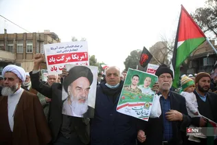  تشییع پیکر دو شهید مدافع امنیت در حمله اغتشاشگران 