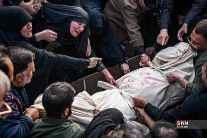 تشییع پیکر شهید &laquo;وحید فاطمی&zwnj;نژاد&raquo; سرتیم حفاظت شهید لاریجانی در کرج