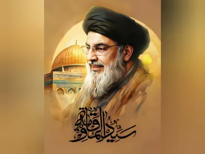رسم میهمانی؛ خاک &laquo;مسجدالاقصی&raquo; تقدیمی ساکنان قدس اشغالی به رهبر شهید حزب&zwnj;الله+فیلم