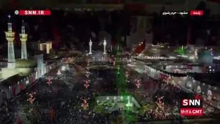 قرائت زیارت امین الله توسط سید مجید بنی فاطمه در مراسم وداع و تشییع پیکر رهبر شهید در حرم امام رضا(ع)