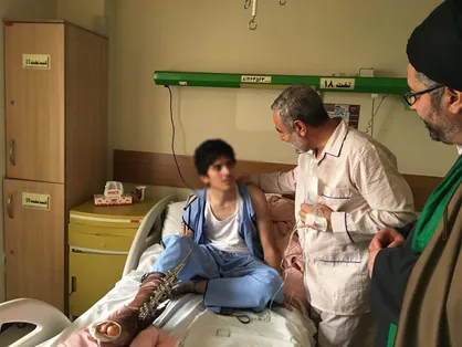 عیادت رئیس فراکسیون دفاع و اقتدار از جانبازان مدافع حرم