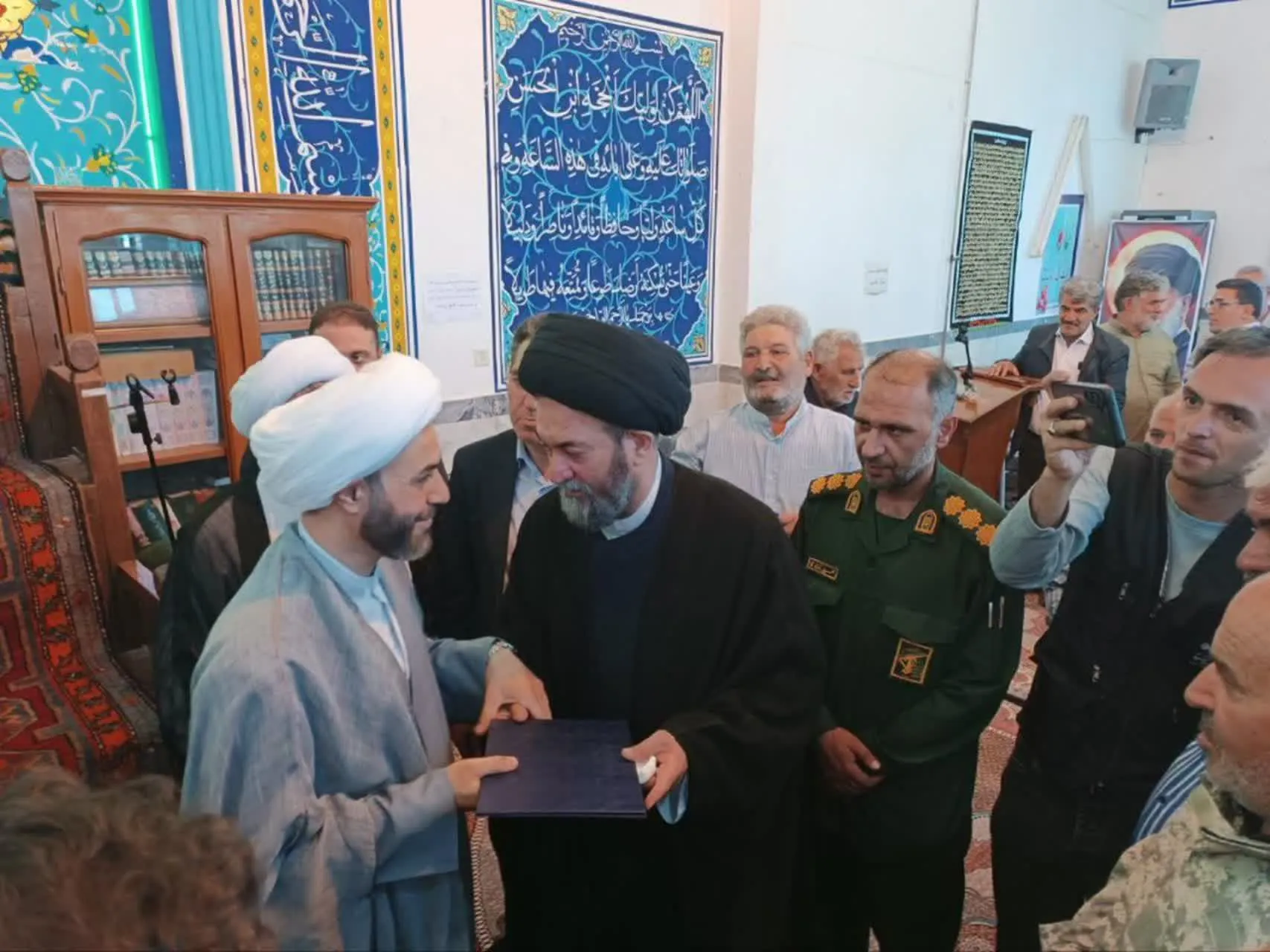 نخستین امام جمعه بخش هیر با حضور آیت‌الله عاملی معارفه شد