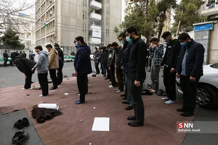 تجمع دانشجویان ایرانی در اعتراض به‌ اقدام ضدحجاب هند
