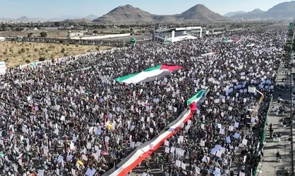 مردم یمن: مبارزه با آمریکا و انگلیس ادامه دارد