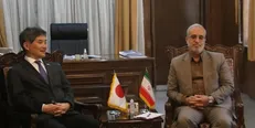دیدار سفیر ژاپن با استاندار کرمان / سفیر ژاپن: امیدوارم روابط اقتصادی ایران و ژاپن مجددا برقرار شود