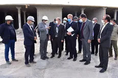 وزیر نیرو از مخزن ۵۰ هزار مترمکعبی آب یزد بازدید کرد