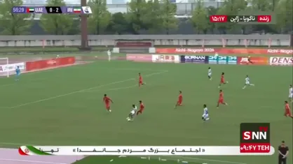 گل اول امارات به ایران / ایران ۲ - ۱ امارات