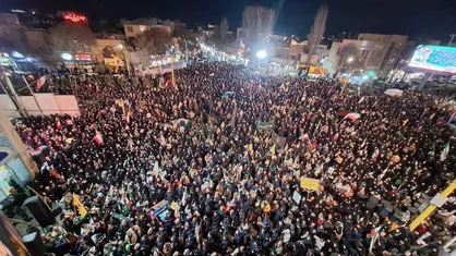 اردبیل به نور شهدا امشب هم درخشان شد/وداع اردبیلی&zwnj;ها با شهدای جنایات آمریکایی_&zwnj;صهیونی + فیلم