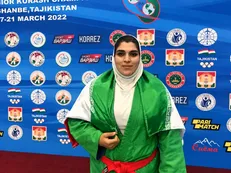 برنز آسیایی ناگویا بر گردن فاطمه برمکی