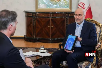 گفت&zwnj;و&zwnj;گو شبکه خبری سی&zwnj;ان&zwnj;ان آمریکا با رئیس مجلس + عکس