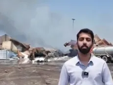 دود موجود در محل حادثه بندر شهید رجایی ناشی از حرارت و لکه‌های آتش درون کانتینرهاست