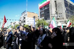عزاداری مردم تهران در روز اربعین رهبر شهید انقلاب اسلامی(2)
