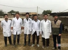دهمین اردوی جهادی دامپزشکی بسیج دانشجویی شهید چمران اهواز در روستای سیل‌زده بُنده برگزار شد+ فیلم