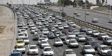 ترافیک سنگین در آزادراه‌های کرج – تهران و کرج – قزوین