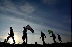 اولین کاروان دانشجویان دانشگاه آزاد کشور به سمت بارگاه علی بن موسی الرضا(ع)  پیاده‌روی می‌کنند