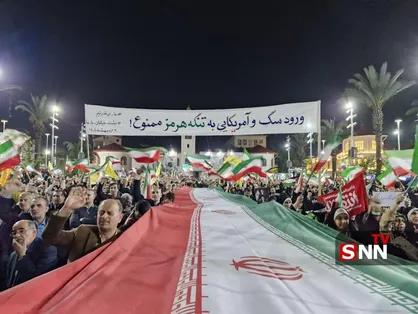 گزارش SNNTV از میدان شهدای ذهاب رشت؛ &laquo;ورود آمریکایی و سگ ممنوع!&raquo; / وقتی هنر خوش&zwnj;نویسی زبان گویای مطالبات مردم می&zwnj;شود