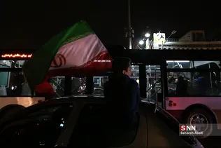 شادی مردم تهران پس از صعود تیم ملی فوتبال به جام جهانی