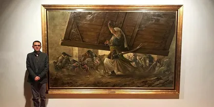 رونمایی از نقاشی&zwnj;های جدید روح&zwnj;الامین + تصاویر