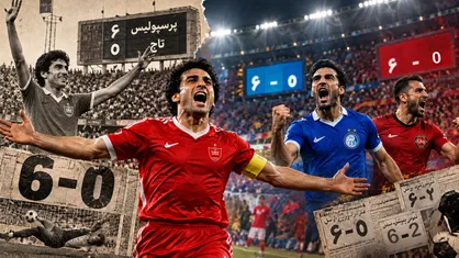 6 گله&zwnj;های فوتبال ایران؛ از برد ۶تایی تاریخی پرسپولیس مقابل استقلال تا بازی سپاهان مقابل فجرسپاسی