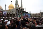 تشییع پیکر شهید مدافع حرم در قم 