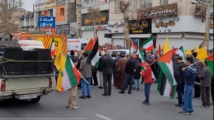حضور پرشور مردم البرز در راهپیمایی روز قدس نمایش همبستگی با فلسطین