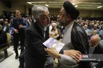 سید محمود علوی وزیر اطلاعات و غلامعلی حداد عادل