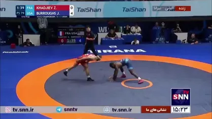 با غلبه بر کشتی گیر فرانسوی؛ باروز یک گام به نخودی نزدیک شد