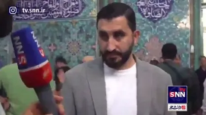 خبرنگار رسانه خارجی در گفتگو با دانشجو: امروز جمهوری اسلامی ایران یک حماسه دموکراتیک ممتاز را رقم زده است
