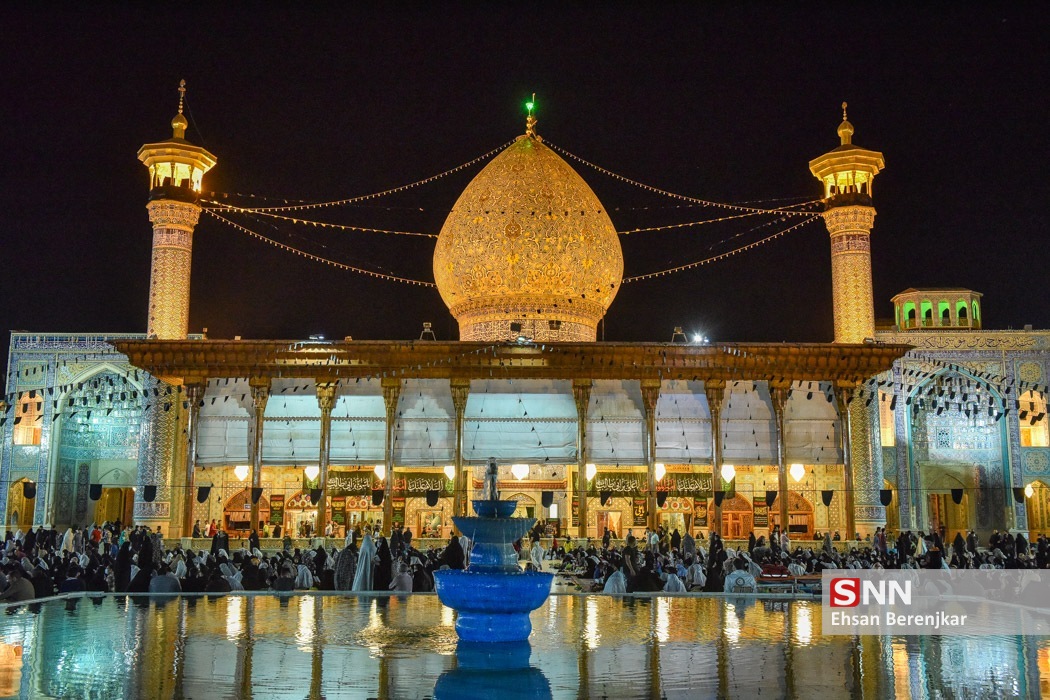 مراسم احیای شب نوزدهم ماه مبارک رمضان در حرم مطهر شاهچراغ(ع) شیراز‎‎