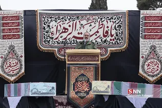 تشییع شهدای گمنام در محله حکیمیه تهران