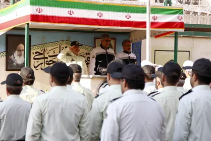 جلسه صبحگاهی احمدی بافنده با یگان انتظامی مترو پایتخت