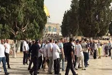 حمله شهرک‌نشینان صهیونیست به مسجدالاقصی