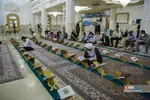 آیین ترتیل‌خوانی قرآن کریم در حرم حضرت معصومه(س)